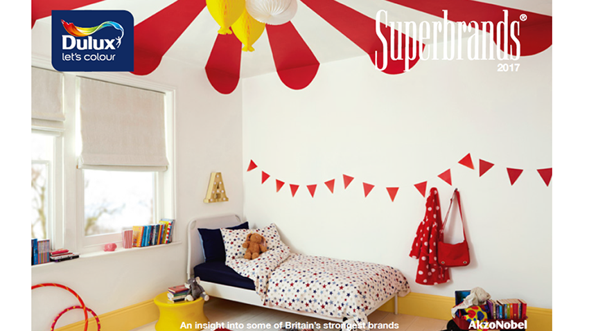 Children's bedroom with white, red and yellow colors